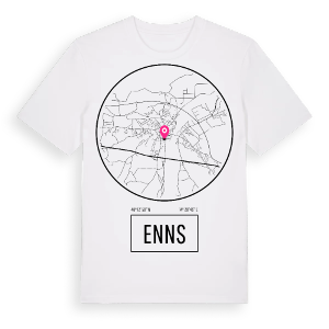 Enns t-shirt – ekologisk bomull t-shirt från Pinshirt