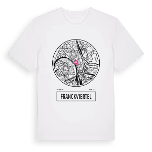 Franckviertel t-shirt – ekologisk bomull t-shirt från Pinshirt