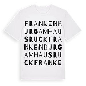 Frankenburg am Hausruck ordlek t-shirt – ekologisk bomull t-shirt från Pinshirt