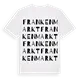 Frankenmarkt ordlek t-shirt
