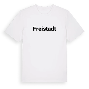 Freistadt fetstil t-shirt – ekologisk bomull t-shirt från Pinshirt