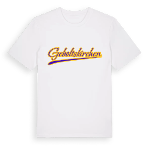 Geboltskirchen baseball t-shirt – ekologisk bomull t-shirt från Pinshirt