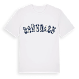 Grünbach college t-shirt – ekologisk bomull t-shirt från Pinshirt