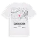 Gunskirchen karta t-shirt