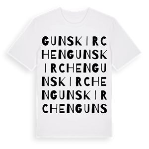 Gunskirchen ordlek t-shirt – ekologisk bomull t-shirt från Pinshirt