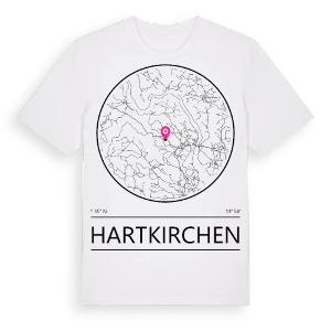 Hartkirchen t-shirt – ekologisk bomull t-shirt från Pinshirt