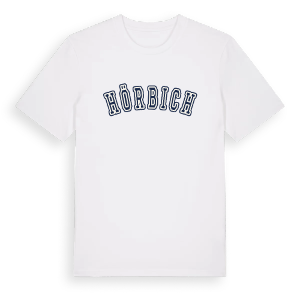 Hörbich college t-shirt – ekologisk bomull t-shirt från Pinshirt