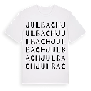 Julbach ordlek t-shirt – ekologisk bomull t-shirt från Pinshirt