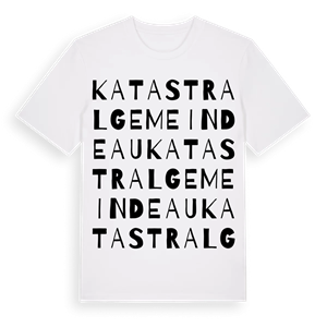 Katastralgemeinde Au ordlek t-shirt – ekologisk bomull t-shirt från Pinshirt