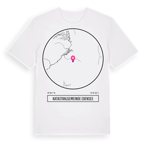 Katastralgemeinde Ebensee t-shirt – ekologisk bomull t-shirt från Pinshirt