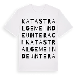 Katastralgemeinde Unterach ordlek t-shirt – ekologisk bomull t-shirt från Pinshirt