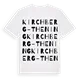 Kirchberg-Thening ordlek t-shirt