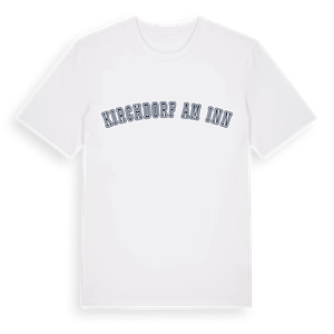 Kirchdorf am Inn college t-shirt – ekologisk bomull t-shirt från Pinshirt