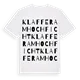 Klaffer am Hochficht ordlek t-shirt