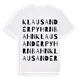 Klaus an der Pyhrnbahn ordlek t-shirt
