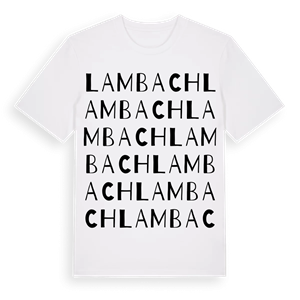 Lambach ordlek t-shirt – ekologisk bomull t-shirt från Pinshirt