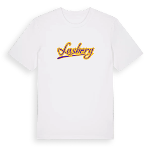 Lasberg baseball t-shirt – ekologisk bomull t-shirt från Pinshirt