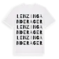 Lenzing an der Ager ordlek t-shirt