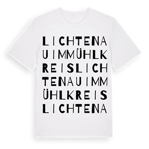 Lichtenau im Mühlkreis ordlek t-shirt – ekologisk bomull t-shirt från Pinshirt