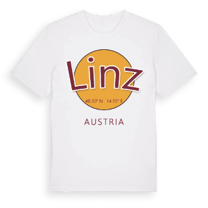Linz cirkel t-shirt – ekologisk bomull t-shirt från Pinshirt