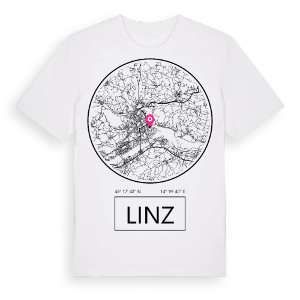 Linz t-shirt – ekologisk bomull t-shirt från Pinshirt