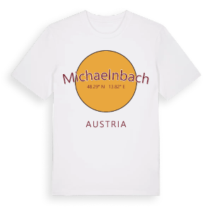 Michaelnbach cirkel t-shirt – ekologisk bomull t-shirt från Pinshirt