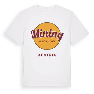 Mining cirkel t-shirt – ekologisk bomull t-shirt från Pinshirt
