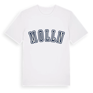 Molln college t-shirt – ekologisk bomull t-shirt från Pinshirt