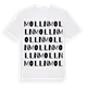 Molln ordlek t-shirt