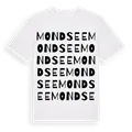 Mondsee ordlek t-shirt