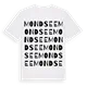 Mondsee ordlek t-shirt