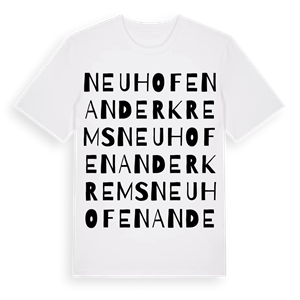 Neuhofen an der Krems ordlek t-shirt – ekologisk bomull t-shirt från Pinshirt