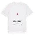 Oberösterreich karta t-shirt