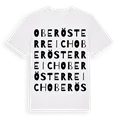 Oberösterreich ordlek t-shirt