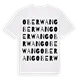 Oberwang ordlek t-shirt