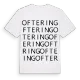 Oftering ordlek t-shirt