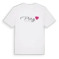 Perg hjärta t-shirt