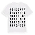 Pöndorf ordlek t-shirt