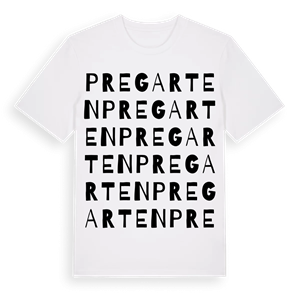 Pregarten ordlek t-shirt – ekologisk bomull t-shirt från Pinshirt