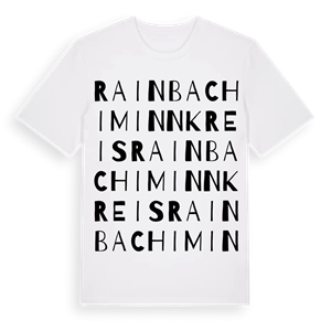 Rainbach im Innkreis ordlek t-shirt – ekologisk bomull t-shirt från Pinshirt