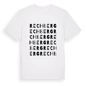 Rechberg ordlek t-shirt – ekologisk bomull t-shirt från Pinshirt