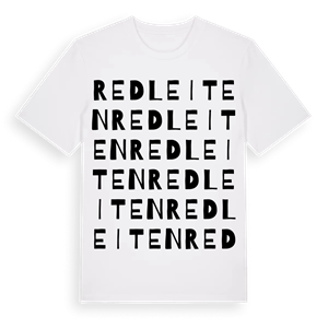 Redleiten ordlek t-shirt – ekologisk bomull t-shirt från Pinshirt