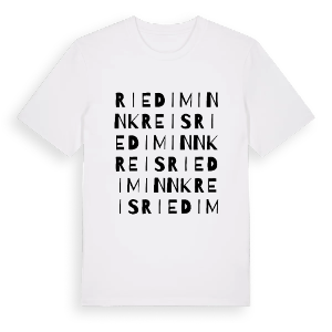 Ried im Innkreis ordlek t-shirt – ekologisk bomull t-shirt från Pinshirt