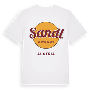 Sandl cirkel t-shirt – ekologisk bomull t-shirt från Pinshirt
