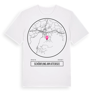 Schörfling am Attersee t-shirt – ekologisk bomull t-shirt från Pinshirt