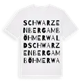 Schwarzenberg am Böhmerwald ordlek t-shirt