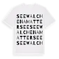 Seewalchen am Attersee ordlek t-shirt