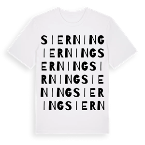 Sierning ordlek t-shirt – ekologisk bomull t-shirt från Pinshirt