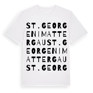 St. Georgen im Attergau ordlek t-shirt – ekologisk bomull t-shirt från Pinshirt