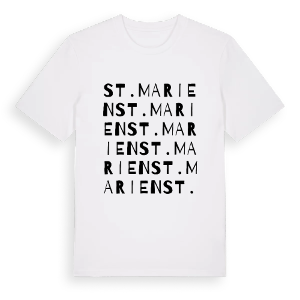 St. Marien ordlek t-shirt – ekologisk bomull t-shirt från Pinshirt